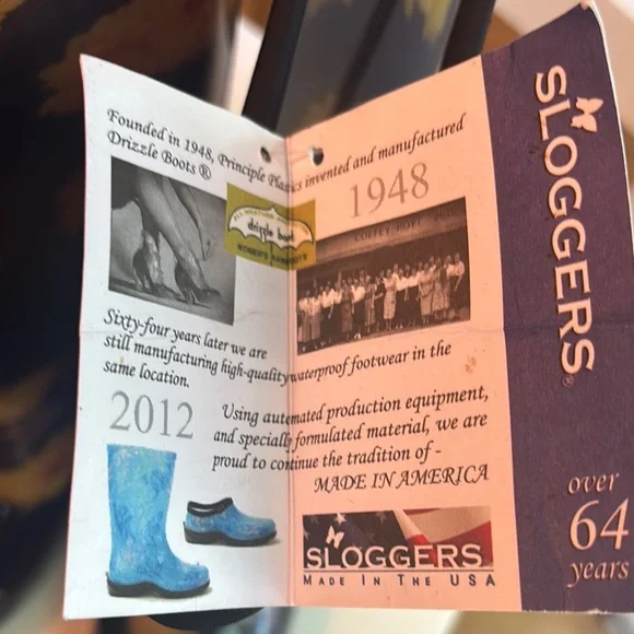 Sloggers Women's Winter & Rain Boots - Navy with Yellow Floral - Picture 7 of 7